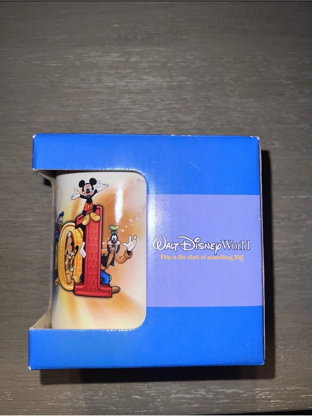 Vintage Walt Disney 2001 Mickey & Friends Mug (Blue Box)